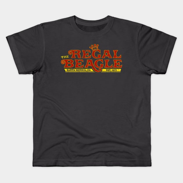 The Regal Beagle Kids T-Shirt by sobermacho